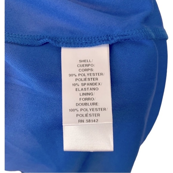 London Times - Off-The-Shoulder Ruffle Shift Dress Size LP - Picture 7 of 7